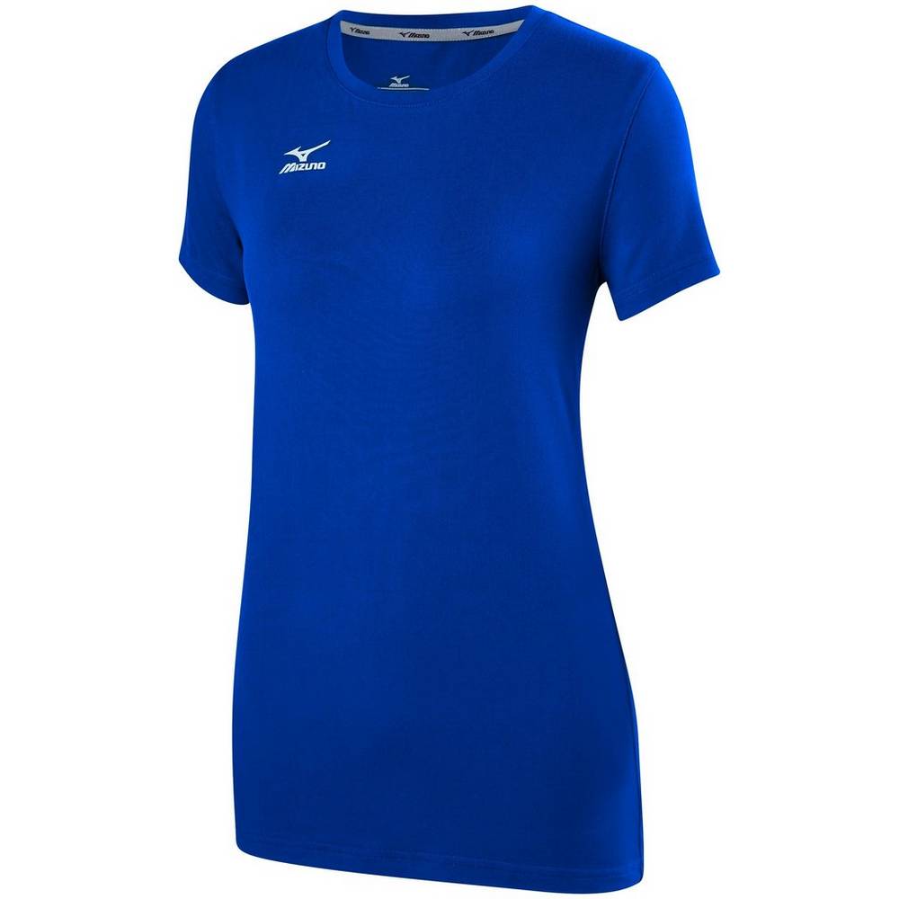 Camisetas Mizuno Voleibol Attack 2.0 Para Mujer Azul Rey 1032458-BP